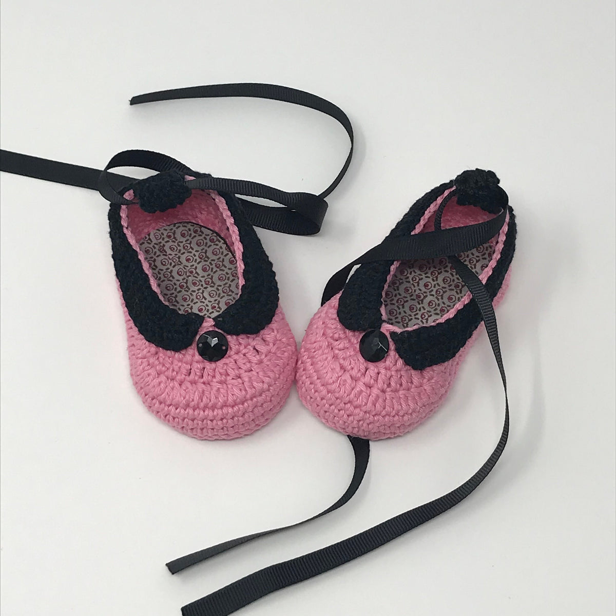 Handmade Crochet Baby Shoes, Three Designs