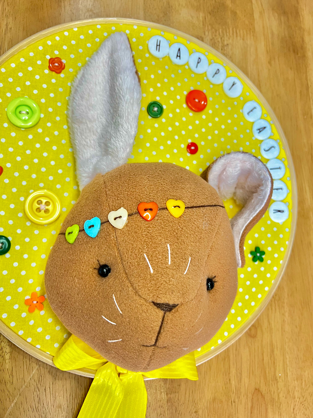 Handmade 3D Bunny Hoop Frame