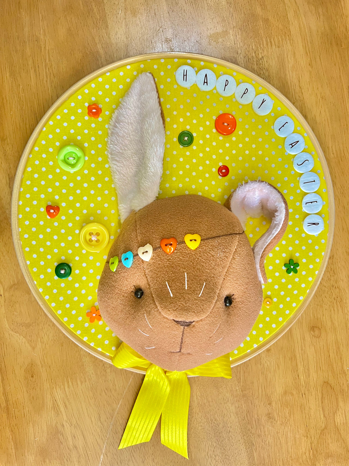 Handmade 3D Bunny Hoop Frame