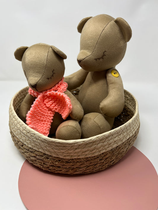 Mini & Small Handmade Velvet Teddy Bear Bundle