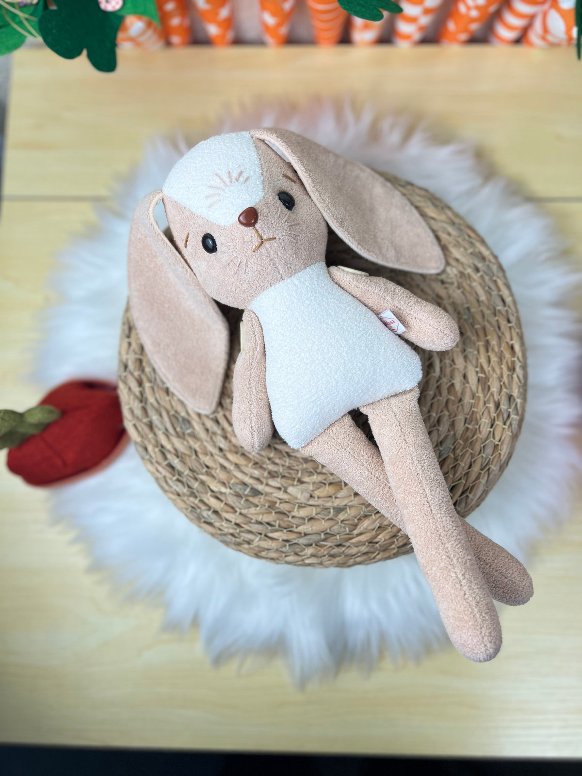 Bramble Handmade Bouclé Bunny Doll, 34 cm