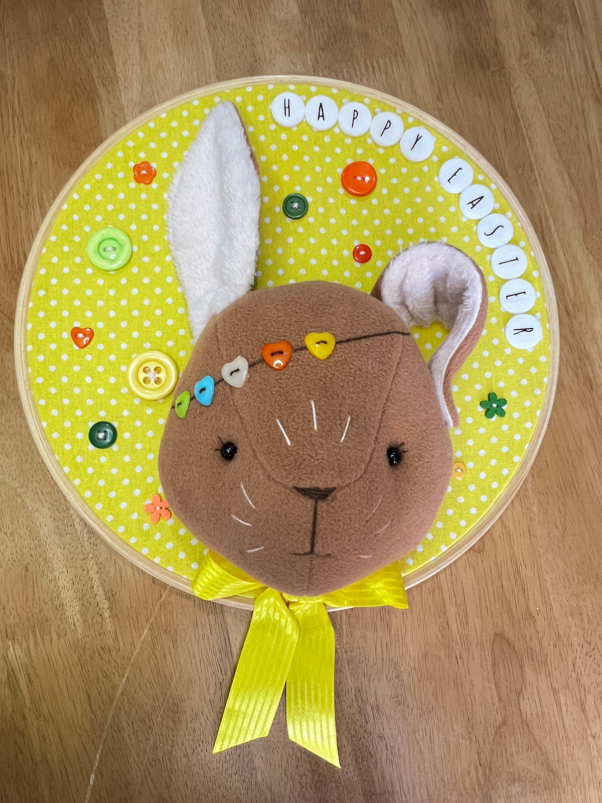Handmade 3D Bunny Hoop Frame