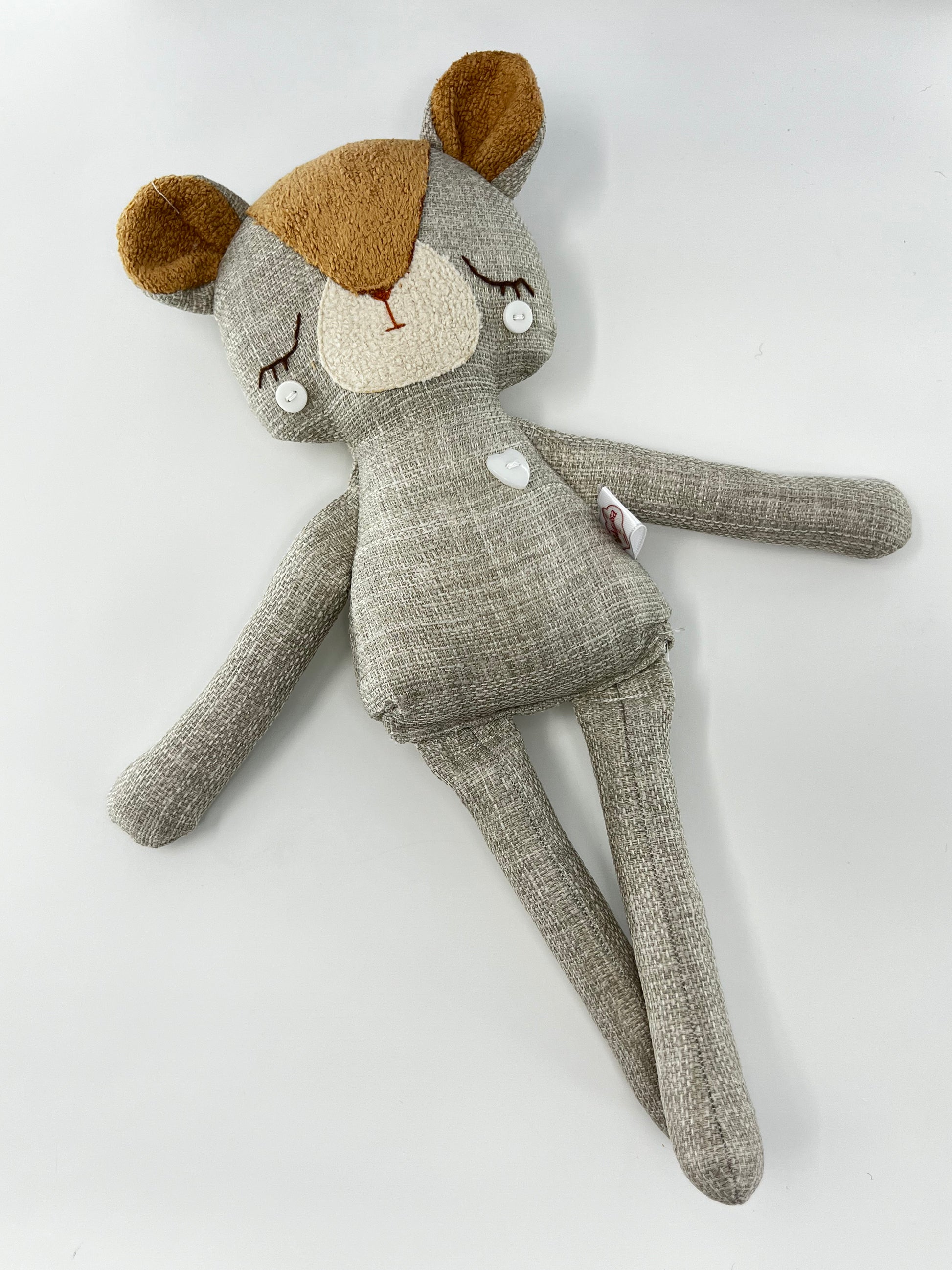 Cute Hugs Handmade Bear in Yellow Dress