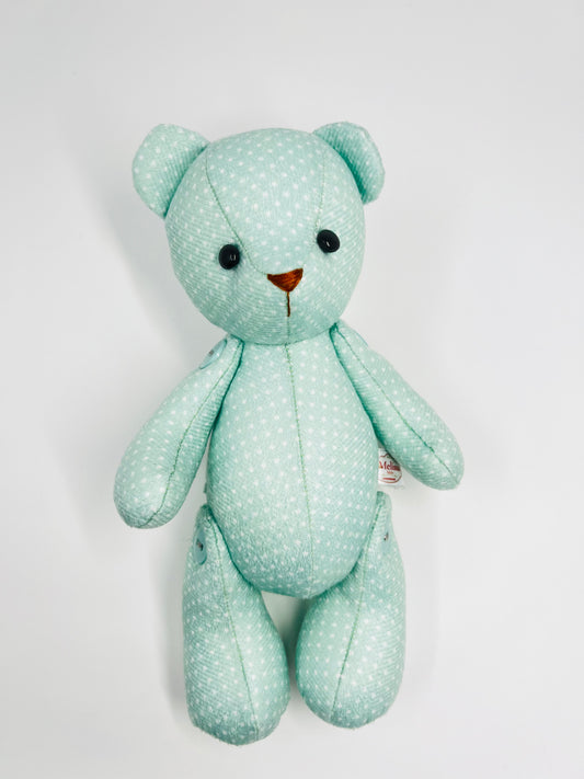 Minty Green Mini Polka Dot Teddy Bear