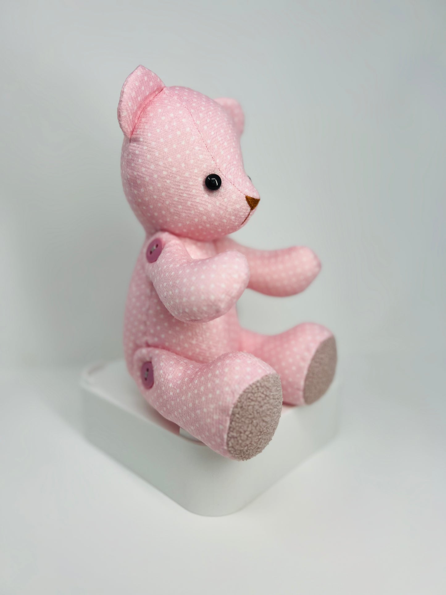 Rosie Pink Polka Dot Teddy Bear