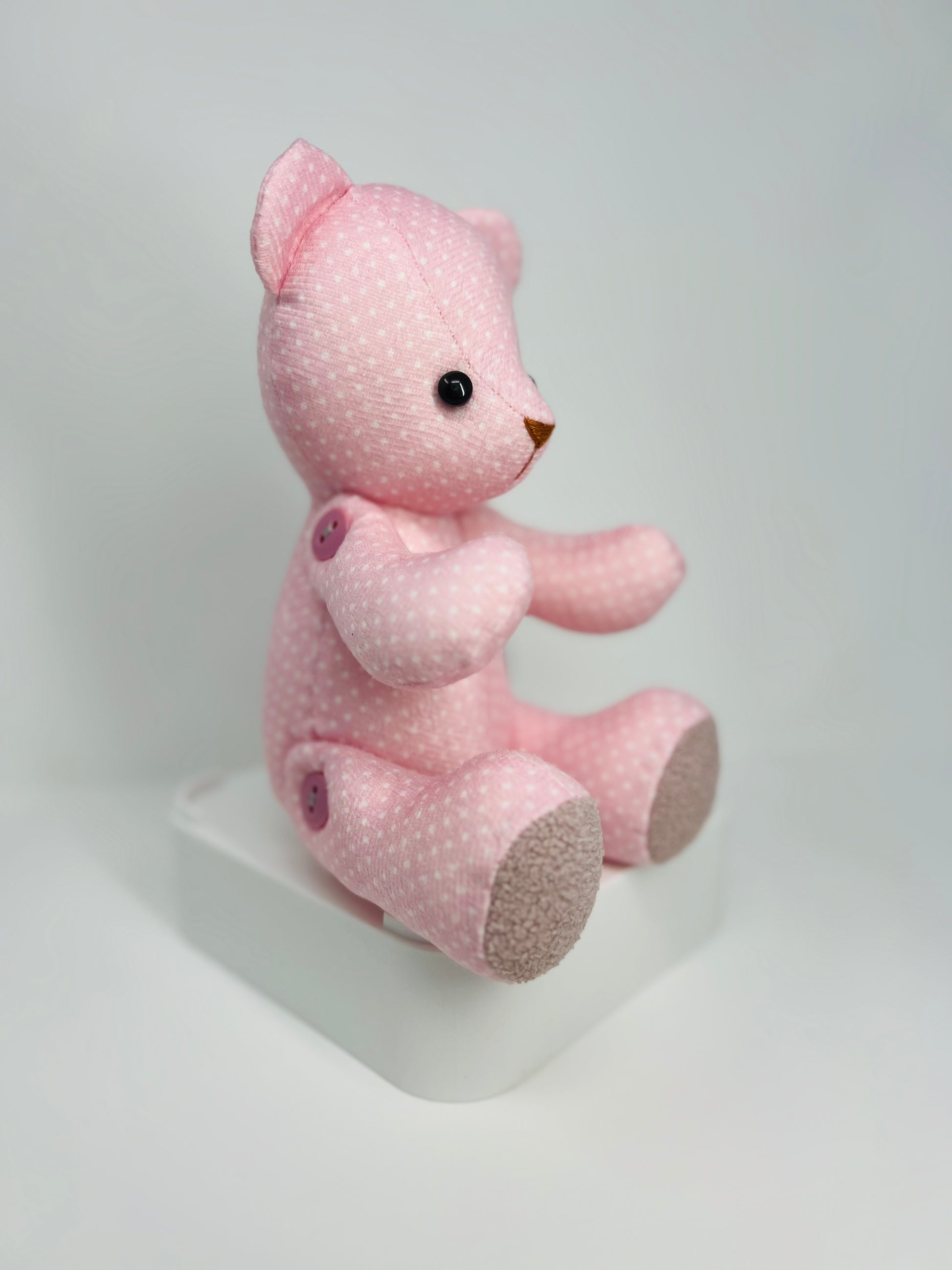 Rosie Pink Polka Dot Teddy Bear