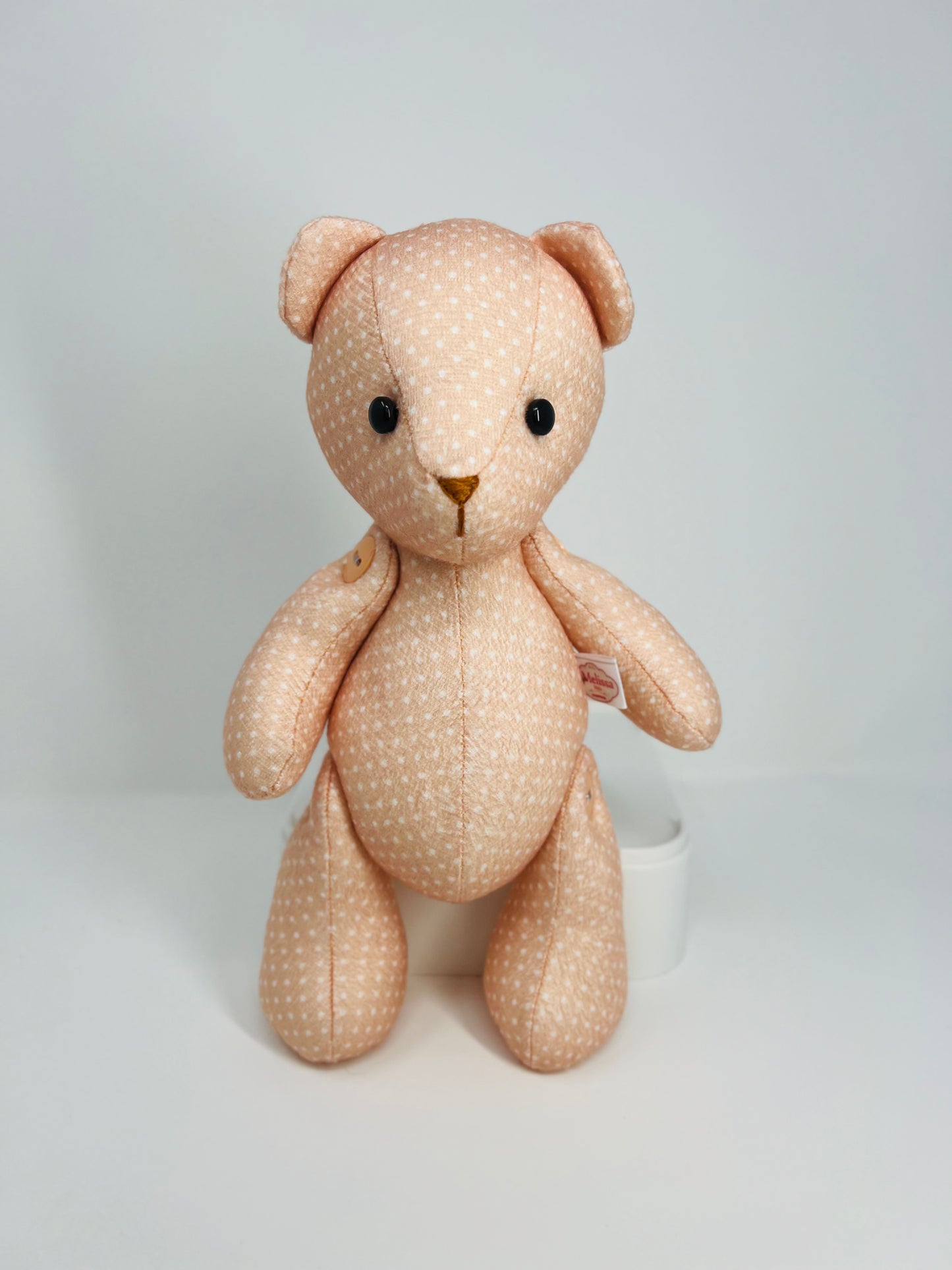 Rosie Rosé Polka Dot Teddy Bear