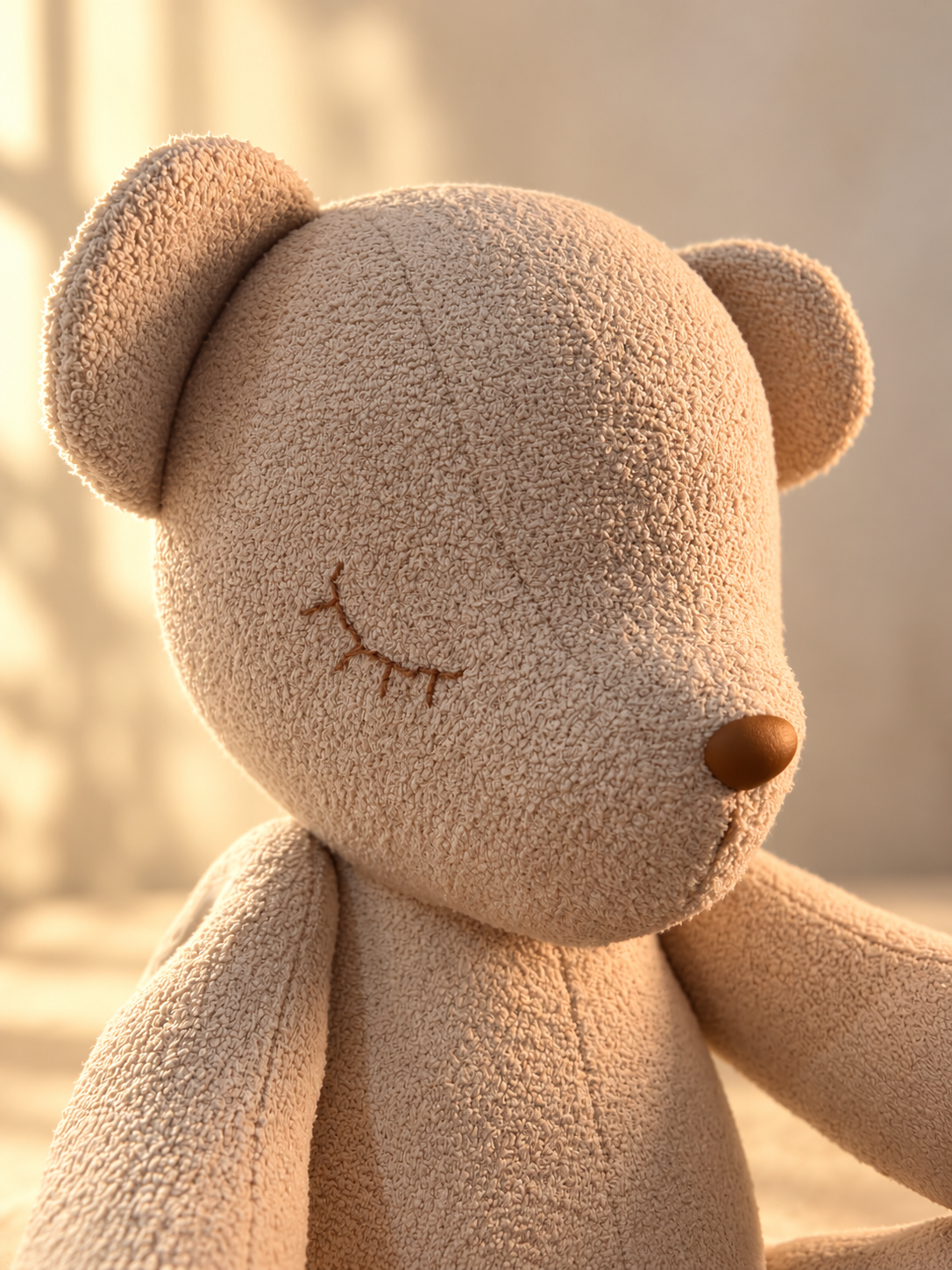 Large Handmade Bouclé Teddy Bear | Made in the Lake District