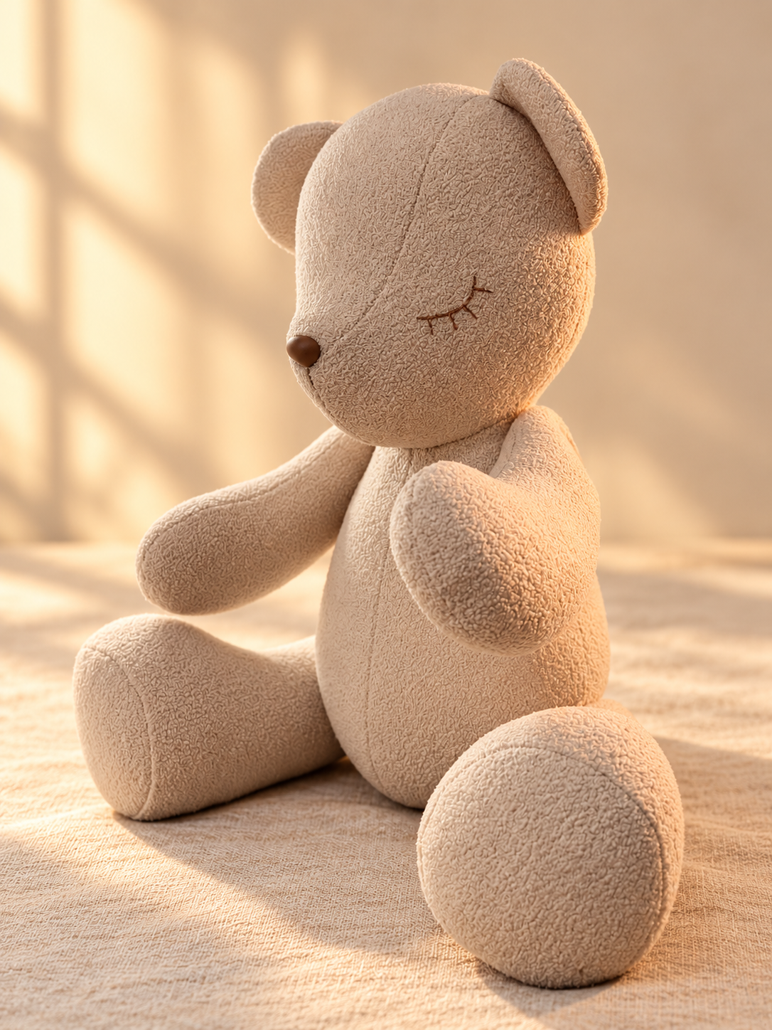 Large Handmade Bouclé Teddy Bear | Made in the Lake District