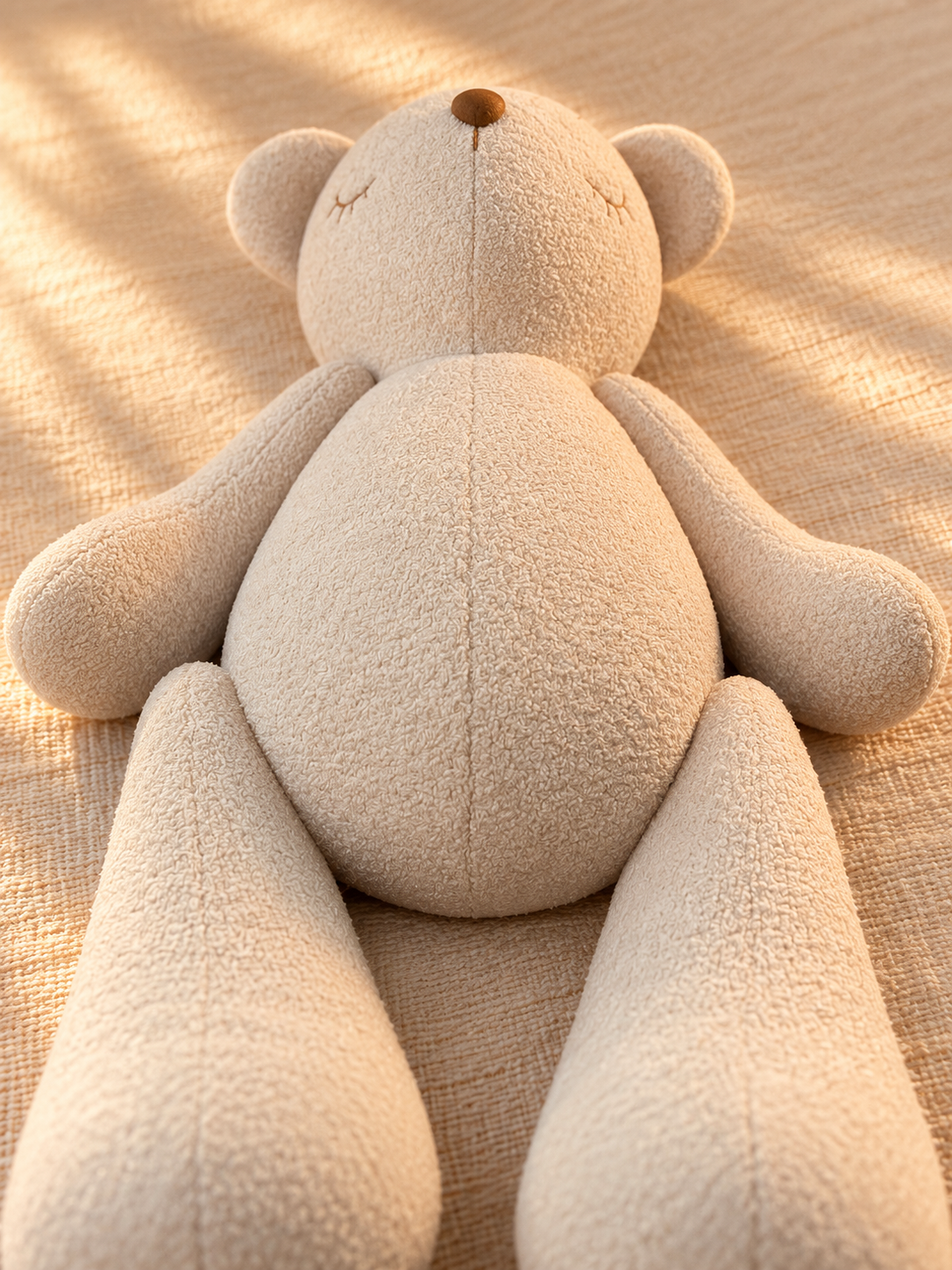 Large Handmade Bouclé Teddy Bear | Made in the Lake District