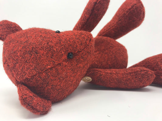 Thomas Small Red Lake District Tweed Teddy Bear