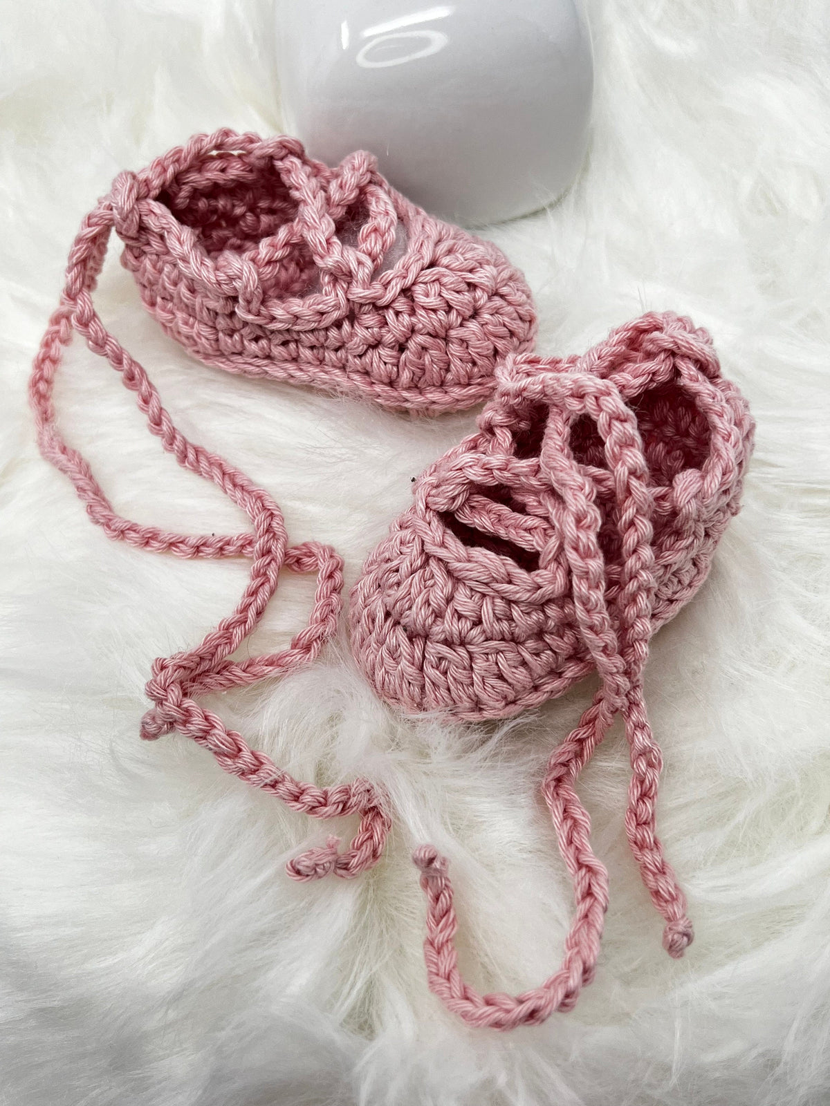 Pink Crochet Baby Shoes, Eight Designs