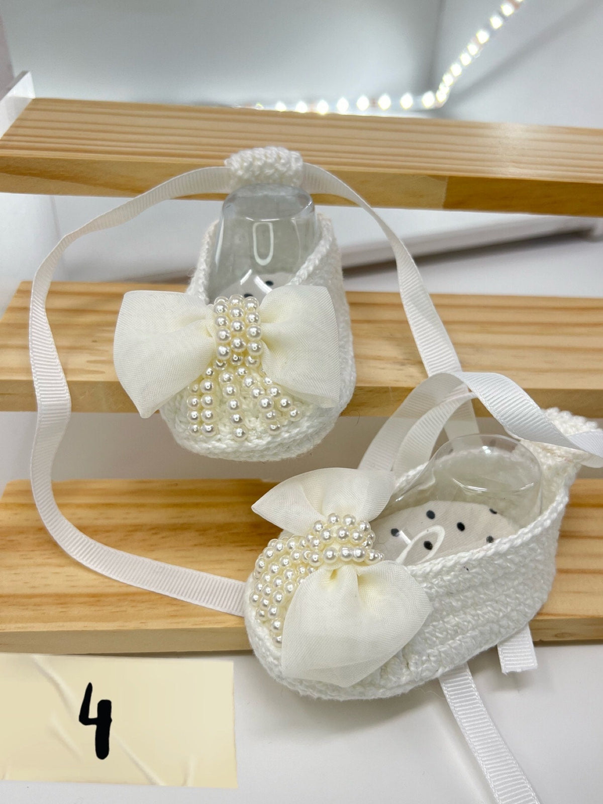 White Crochet Baby Shoes, Eight Designs