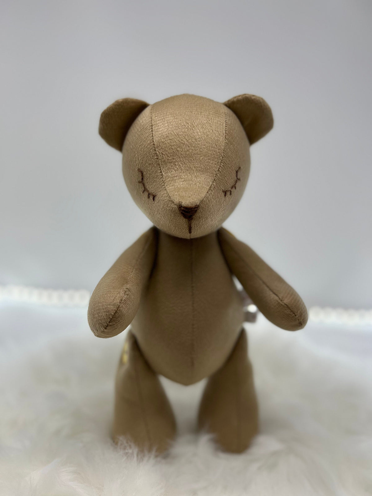 Handmade Articulated Velvet Teddy Bear, Four Sizes