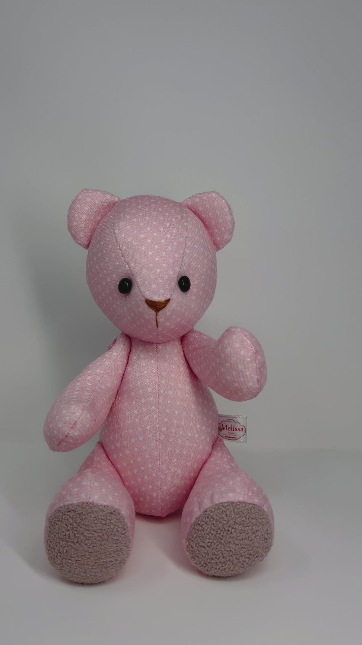 Rosie Pink Polka Dot Teddy Bear